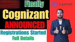 Finally Cognizant Superset Mass Hiring Announced | OFF Campus Drive  Don't Miss