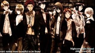  Nightcore  - Right Round With Lyrics (Flo Rida)