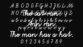 a 1-9 Video Lesson IX: Handwriting. - McGuffey's First Eclectic Reader (revised edition)