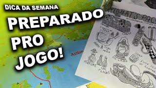 VEM PRO JOGO! Como se preparar pra sessão de RPG de mesa  | DICA DA SEMANA