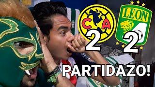 PARTIDAZO! AMÉRICA 2-2 LEÓN ️ Arbitro agrede a jugador de León ️ Goles y Resumen partido