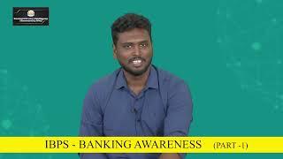 KALVI TV | IBPS | BANKING AWARENESS - PART - 01 | Mr. M. LIWIN BERNARD