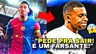 IH!! JORNAIS ESPANHÓIS DETONAM MBAPPÉ e ALIVIAM pra VINI JR APÓS VEXAME PRO BARÇA!