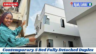 House for Sale I Lekki, Lagos Nigeria; Contemporary 5 Bedroom Detached Duplex for Sale in Ajah