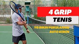 Racket grip introduction: 4 teknik memegang raket tenis yang bisa bikin pukulanmu auto keren