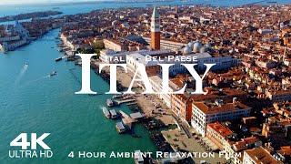 Best of ITALY  Italia Drone Aerial 4K | 4 Hour Ambient Relaxation Film #italy