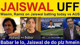 Wasim Akram latest on Yashasvi Jaiswal 90* vs AUS | Pakistani Reaction, Ramiz Speaks, Shoaib Akhtar