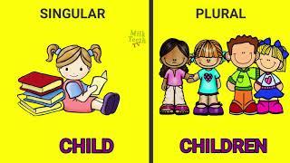 Learn Singular Plural in English Grammer & Noun Number list with Pictures and Rules