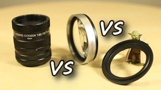 How To Take Macro Photos: Extension Tubes vs Macro Filter vs Reverse Ring - Comparison