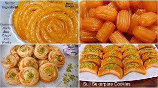 4 Easy Eid Desserts Recipes چهار نوع شیرینی بی نظیر مخصوص عید Eid Special Sweets