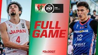 Japan  vs Mongolia  | Men Full Game | FIBA #3x3OQT 2024 | 3x3 Basketball