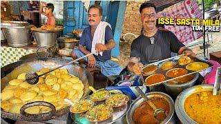 Best Punjabi Unlimited Thali, Massive Golgappe, Viki D Tikki, Aloo Chaat  Indian Street Food Vlog