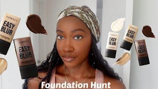 Foundation Hunt: Huda Beauty Easy Blur Foundation l Too Much Mouth