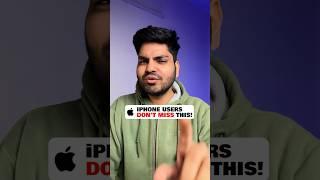 iPhone users DON'T MISS THIS!