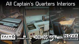 All Captain's Quarters Showcase | Starfield