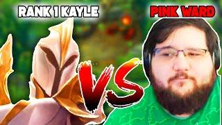 What happens when Pink Ward faces Rank 1 Kayle EUW (Kayle 1v9)