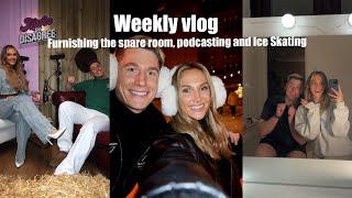 PAYING FOR OUR KITCHEN, setting up our spare room, Ice Skating, London and RENOVATING! Weekly vlog