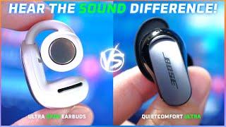 Did not expect it!  Bose Ultra Open Earbuds Review vs QuietComfort Ultra