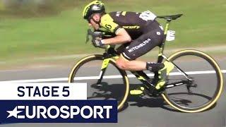 Tour du Pays Basque 2018 | Stage 5 Riders Reach 100kph! | Cycling | Eurosport