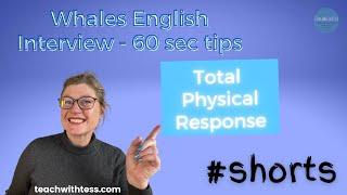 Whales English interview tips - TPR