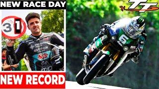 NEW DAY NEW 31  RECORD   ISLE OF MAN 2025 |  RACE DAY CRASH | SUPERSTOCK | SUPERTWIN