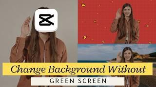 Changing Video Background Without Green Screen in CapCut PC | Step-By-Step Guide