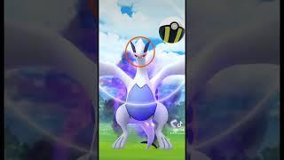 Catching Apex Lugia is Pokémon go!  #shorts