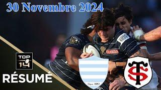 TOP 14: Résumé partie complète Racing 92 vs Stade Toulousain : J11 - Saison 2024/2025