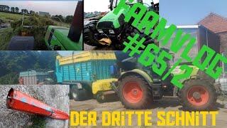 FarmVlog#65 Der dritte Schnitt: Ladewagen kaputt / Ich habe fahren lassen