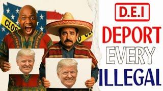 D.E.I: Deport Every Illegal - Black Americans are NOT Immigrants | Juneteenth