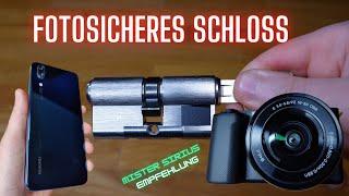 Empfehlung: Fotosicheres Schloss!