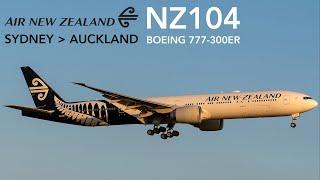 Air New Zealand NZ104 : Flying from Sydney to Auckland