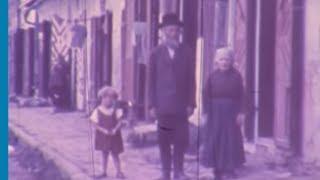 Rare Color Footage Depicting Jewish Life in the Shtetl Before the Holocaust