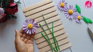 DIY Wall Hanging || Paper Craft || Icecream Sticks craft || Best Craft Home Decor || Easy Craft