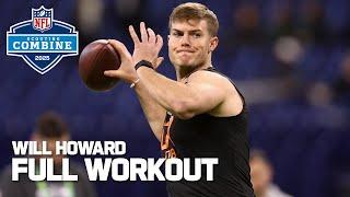 Will Howard's 2025 NFL Scouting Combine workout