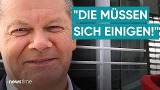 Wann spricht der Kanzler ein Machtwort? Olaf Scholz: "Eine kindische Annahme"