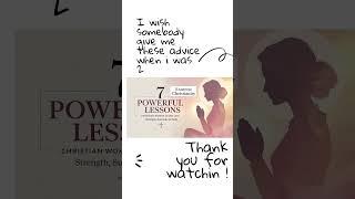 7 Powerful Lessons Christian Women Learn Late #faithingod #godswill #biblicalstories #hope #faith