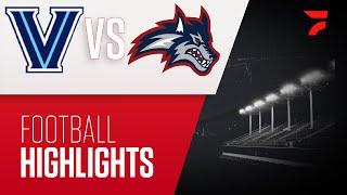 Highlights:  Villanova vs Stony Brook | 2024 CAA Football