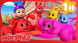 Colorful Cars Street Race!  | Cartoons for Kids | Mila and Morphle | Racing Videos