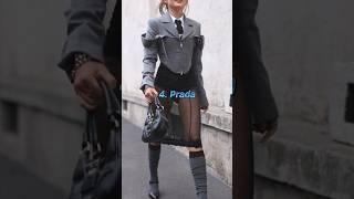 Top 10 most Expensive clothes Brand in the world #shorts #viral #prada #ytshort