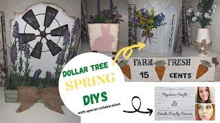 SPRING DOLLAR TREE DIYS | COLLABORATION WITH PAJAMA CRAFTS | TONS OF ADORABLE INSPIRATION |