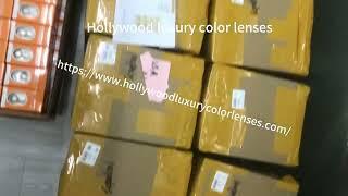 Hollywood luxury color lenses-shipment