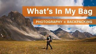 BACKCOUNTRY PHOTOGRAPHY | What's In My Bag For Extended Jobs In The Wilderness.