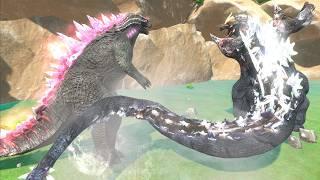 Legendary spacegodzilla VS. Godzilla! - Animal Revolt Battle Simulator