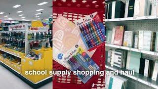 School Supply Shopping and Haul!  | Bliss of Tiktok Compilations