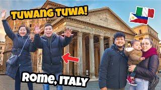 PANGARAP NILA MAKARATING DITO SA ROME ITALY! PAGOD PERO SULIT! | NIAN FAM 