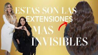 TRANSFORMACION DE CABELLO CON  EXTENSIONES INVISIBLES Y LARGAS DE CONDE HAIR EN MIAMI