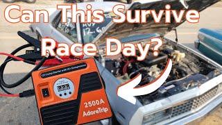 Can the AdoreTrip 2500A Save Your Race Day?  Jump Pack & Tire Inflator Tested!