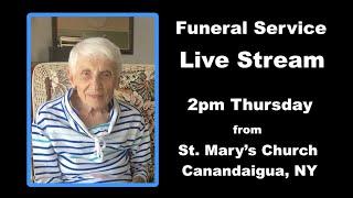 Funeral Service Live Stream for Virginia Mae Ciocci Tripp - 2pm Thursday