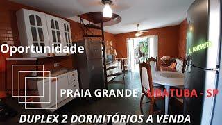 COMPRAR APARTAMENTO NA PRAIA GRANDE DE UBATUBA LITORAL NORTE DE SP - DUPLEX A VENDA EM UBATUBA SP